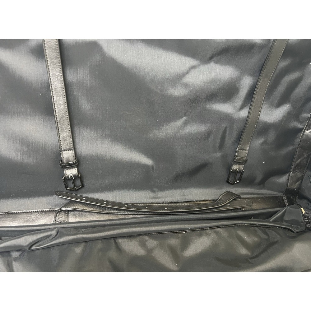 Vintage Stuart Kern America Leather Duffel Bag Black Large LA YULO Private Club - Picture 13 of 16
